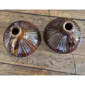 Clay Ceramic whiskey Cookie style Jar lids only.